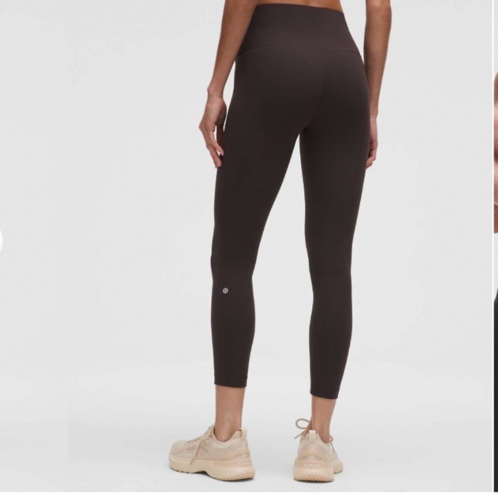 Lululemon Wunder Train High-Rise Tight 25" Sequoia Size 12 Everlux Workout Gym
